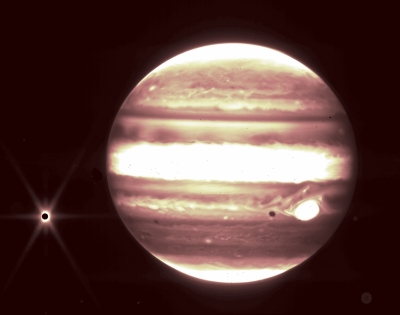NASA's James telescope reveals stunning images of Jupiter, its moon | NASA's James telescope reveals stunning images of Jupiter, its moon