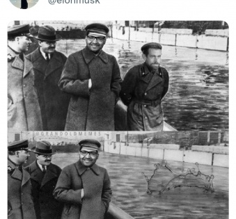 Musk takes jibe at Parag, Dorsey with Stalin meme | Musk takes jibe at Parag, Dorsey with Stalin meme