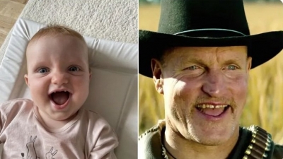 Woody Harrelson writes hilarious poem for his baby doppelganger | Woody Harrelson writes hilarious poem for his baby doppelganger