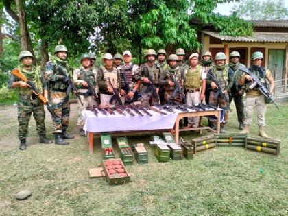 Manipur: Security forces recover 40 looted sophisticated arms | Manipur: Security forces recover 40 looted sophisticated arms