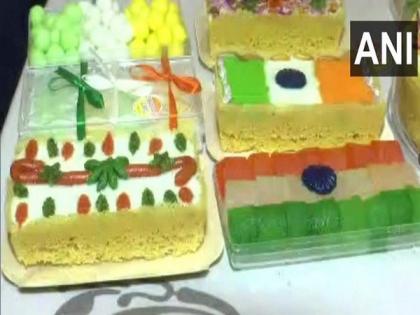 Lucknow shop comes up with Tricolour sweets ahead of Independence Day | Lucknow shop comes up with Tricolour sweets ahead of Independence Day Lucknow shop comes up with Tricolour sweets ahead of Independence Day | Lucknow shop comes up with Tricolour sweets ahead of Independence Day
