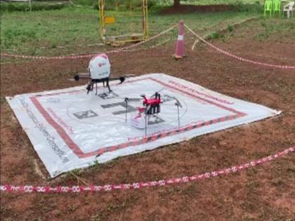 Trial run for drone delivery of medicines successful in Bengaluru | Trial run for drone delivery of medicines successful in Bengaluru