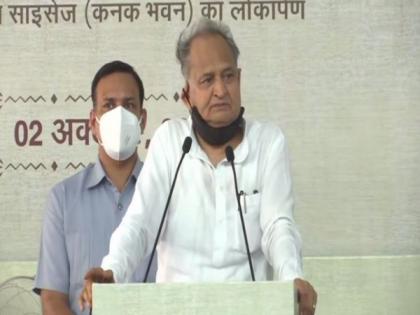 BJP only remembering Mahatma Gandhi's name due to political compulsions: Ashok Gehlot | BJP only remembering Mahatma Gandhi's name due to political compulsions: Ashok Gehlot