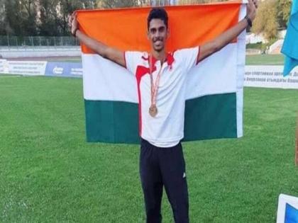 Olympian long jumper Murali Sreeshankar bags gold in Greece | Olympian long jumper Murali Sreeshankar bags gold in Greece