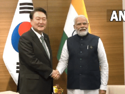 PM Modi holds bilateral with South Korean President; Defence, trade ties discussed | PM Modi holds bilateral with South Korean President; Defence, trade ties discussed