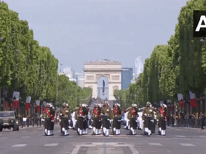 ‘Sare Jahan Se Accha’ rents Paris air as Indian contingent marches at Bastille Day Parade | ‘Sare Jahan Se Accha’ rents Paris air as Indian contingent marches at Bastille Day Parade