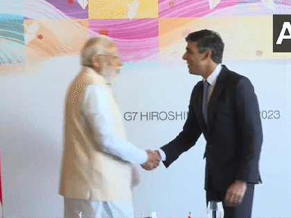 G7 Summit: PM Modi holds bilateral meeting with UK PM Sunak in Hiroshima | G7 Summit: PM Modi holds bilateral meeting with UK PM Sunak in Hiroshima