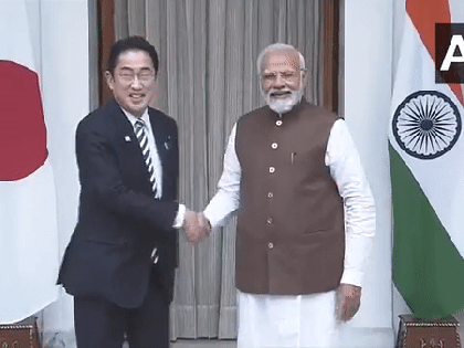 Bilateral talks between PM Modi, visiting Japanese Prime Minister Kishida begin | Bilateral talks between PM Modi, visiting Japanese Prime Minister Kishida begin