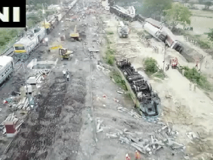 Odisha train accident: Restoration work captured in pictures | Odisha train accident: Restoration work captured in pictures