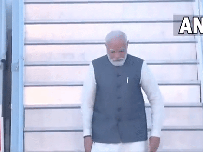 PM Modi arrives at Delhi's Palam airport after concluding three-nation visit | PM Modi arrives at Delhi's Palam airport after concluding three-nation visit PM Modi arrives at Delhi's Palam airport after concluding three-nation visit | PM Modi arrives at Delhi's Palam airport after concluding three-nation visit
