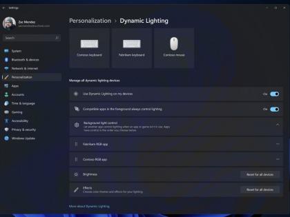 Microsoft tests Dynamic Lighting feature, new File Explorer UI for Windows 11 | Microsoft tests Dynamic Lighting feature, new File Explorer UI for Windows 11