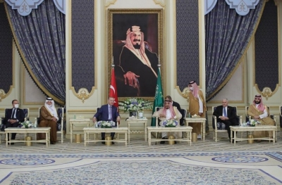 Saudi King, Crown Prince meet Erdogan in Jeddah | Saudi King, Crown Prince meet Erdogan in Jeddah