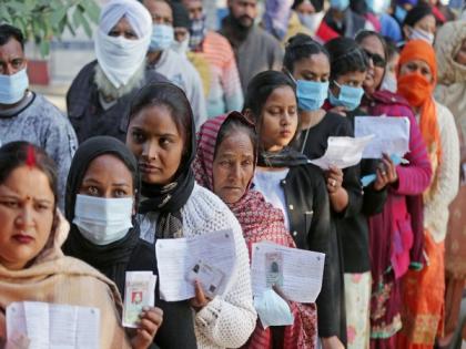 Assembly polls: UP records 49.89 pc voter turnout till 3 pm | Assembly polls: UP records 49.89 pc voter turnout till 3 pm Assembly polls: UP records 49.89 pc voter turnout till 3 pm | Assembly polls: UP records 49.89 pc voter turnout till 3 pm
