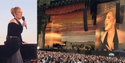Adele shows up and conquers Hyde Park festival in London | Adele shows up and conquers Hyde Park festival in London