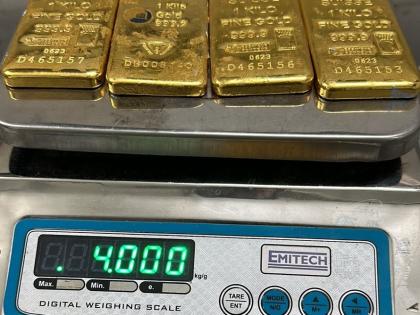 Four held at Delhi airport with gold worth over Rs 2 cr | Four held at Delhi airport with gold worth over Rs 2 cr