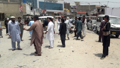 Four killed, 10 injured in blast in Pakistan | Four killed, 10 injured in blast in Pakistan Four killed, 10 injured in blast in Pakistan | Four killed, 10 injured in blast in Pakistan