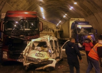 30 people injured in Turkey tunnel pile-up | 30 people injured in Turkey tunnel pile-up
