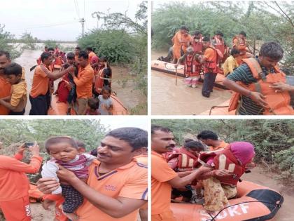 Biparjoy: 39 people trapped in Rajasthan flood rescued | Biparjoy: 39 people trapped in Rajasthan flood rescued
