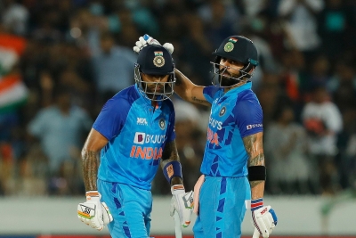 3rd T20I: Virat Kohli, Suryakumar Yadav fifties help India beat Australia by six wickets, win series 2-1 | 3rd T20I: Virat Kohli, Suryakumar Yadav fifties help India beat Australia by six wickets, win series 2-1