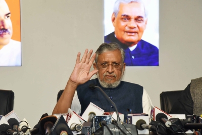 Congress sinking ship, says Sushil Modi after deposing in defamation case against Rahul | Congress sinking ship, says Sushil Modi after deposing in defamation case against Rahul