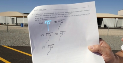 'Practical Test': YouTuber charters chopper to solve physics conundrum | 'Practical Test': YouTuber charters chopper to solve physics conundrum 'Practical Test': YouTuber charters chopper to solve physics conundrum | 'Practical Test': YouTuber charters chopper to solve physics conundrum