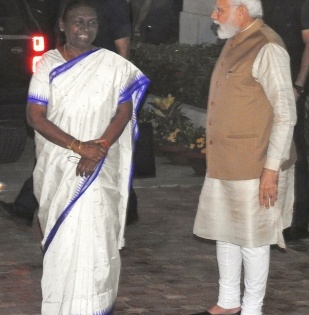 PM meets Droupadi Murmu after her victory | PM meets Droupadi Murmu after her victory