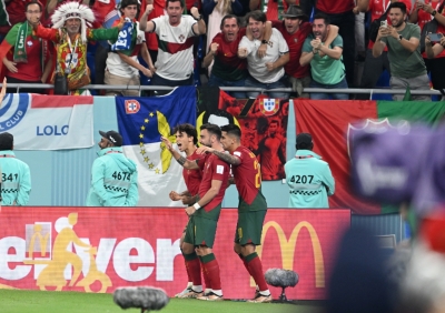 Bruno's brace takes Portugal to knockout stage | Bruno's brace takes Portugal to knockout stage