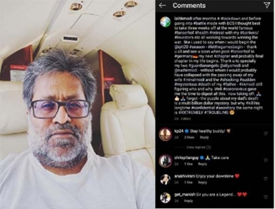 Lalit Modi alleges foul play in father K.K. Modi, secretary's death | Lalit Modi alleges foul play in father K.K. Modi, secretary's death