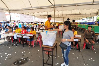 Polling underway for Thailand election | Polling underway for Thailand election