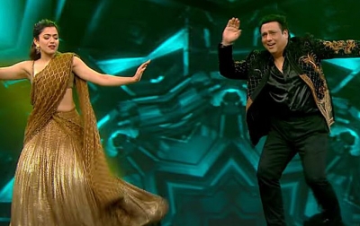 Rashmika Mandanna dances with Govinda on 'Saami Saami' | Rashmika Mandanna dances with Govinda on 'Saami Saami'