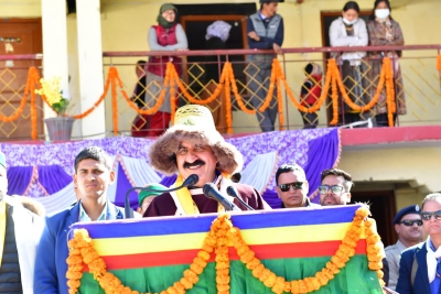 Himachal CM gets rousing welcome in Spiti Valley | Himachal CM gets rousing welcome in Spiti Valley