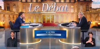 Macron accuses Le Pen of dependance on Putin in TV debate | Macron accuses Le Pen of dependance on Putin in TV debate
