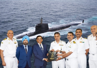 MDL delivers 4th Scorpene Submarine 'Vela' to Indian Navy | MDL delivers 4th Scorpene Submarine 'Vela' to Indian Navy