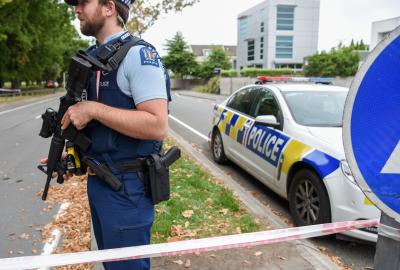 Man shot dead by NZ police, PM says 'terrorist attack' | Man shot dead by NZ police, PM says 'terrorist attack'
