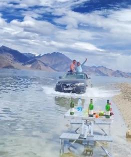'Shameful': Tourists' vandalisation of Pangong lake angers Ladakhis | 'Shameful': Tourists' vandalisation of Pangong lake angers Ladakhis