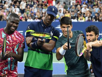 US Open: Alcaraz, Tiafoe among 'Stars Of The Open' exhibition event, raise money for Ukraine | US Open: Alcaraz, Tiafoe among 'Stars Of The Open' exhibition event, raise money for Ukraine US Open: Alcaraz, Tiafoe among 'Stars Of The Open' exhibition event, raise money for Ukraine | US Open: Alcaraz, Tiafoe among 'Stars Of The Open' exhibition event, raise money for Ukraine