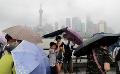 Typhoon Bebinca makes landfall in Shanghai | Typhoon Bebinca makes landfall in Shanghai
