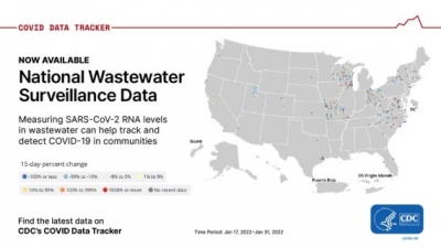 US CDC launches wastewater surveillance data to track Covid trend | US CDC launches wastewater surveillance data to track Covid trend