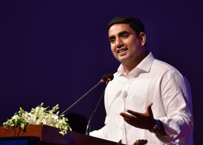 Lokesh extends support to Amaravati protesters on 300th day | Lokesh extends support to Amaravati protesters on 300th day