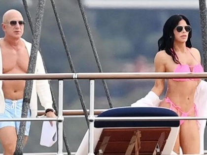 Shirtless Bezos seen sunbathing with girlfriend Sanchez on $500mn superyacht | Shirtless Bezos seen sunbathing with girlfriend Sanchez on $500mn superyacht