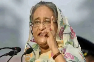 Hasina urges citizens to build non-communal, hunger-poverty-free B'desh | Hasina urges citizens to build non-communal, hunger-poverty-free B'desh