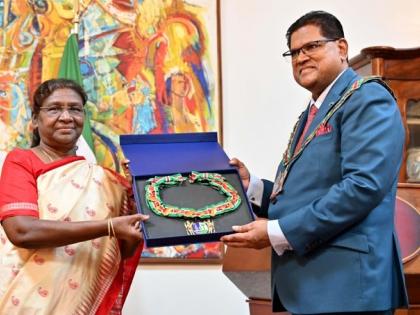 Prez Murmu receives Suriname's highest civilian honour | Prez Murmu receives Suriname's highest civilian honour