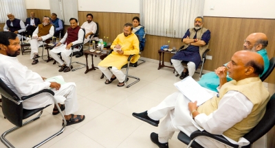 Meetings keep Javadekar busy during lockdown | Meetings keep Javadekar busy during lockdown