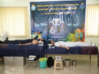 Indian Navy organises blood donation camp in Goa | Indian Navy organises blood donation camp in Goa