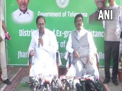 First step has been taken for 'better India': KCR after meeting Jharkhand CM Hemant Soren | First step has been taken for 'better India': KCR after meeting Jharkhand CM Hemant Soren