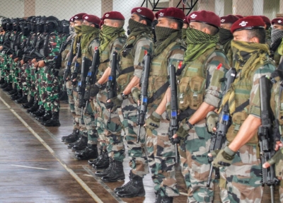 Indian, Indonesian troops engage in joint military exercise | Indian, Indonesian troops engage in joint military exercise
