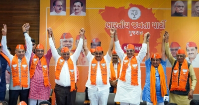 All Gujarat ministers, save one, re-elected | All Gujarat ministers, save one, re-elected