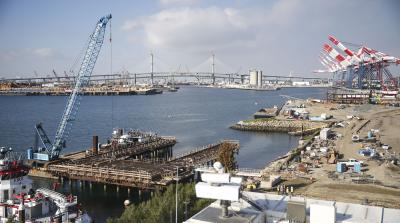 US Navy opens base to help relieve ports congestion in California | US Navy opens base to help relieve ports congestion in California