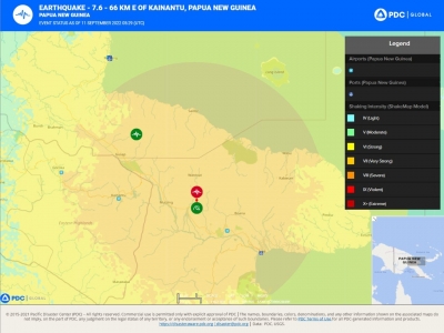 Massive 7.6-magnitude quake hits Papua New Guinea, 4 dead | Massive 7.6-magnitude quake hits Papua New Guinea, 4 dead