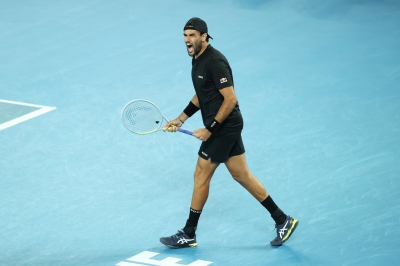 Australian Open: Berrettini beats Monfils, is 1st Italian man to reach semis in Melbourne | Australian Open: Berrettini beats Monfils, is 1st Italian man to reach semis in Melbourne